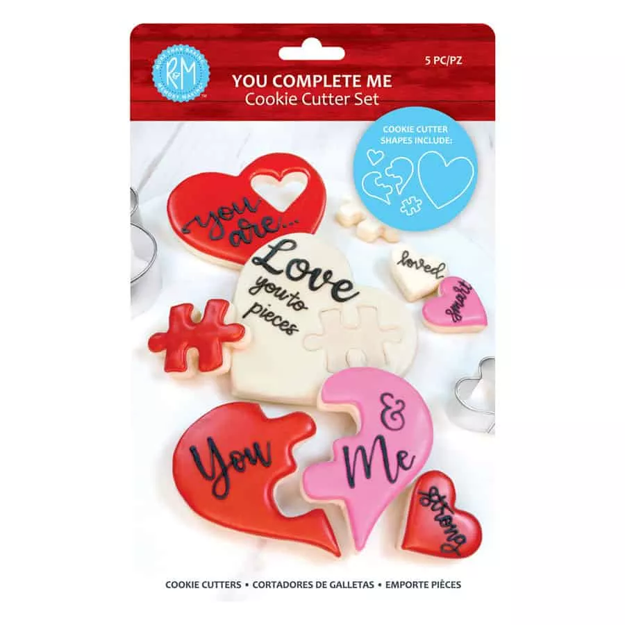 you-complete-me-5-pc-cookie-cutter-set You Complete Me 5 Pc Cookie Cutter Set