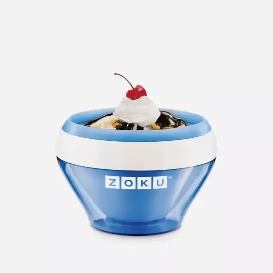 zoku-ice-cream-maker-blue Zoku Ice Cream Maker, Blue