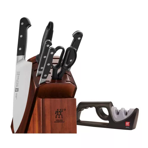 zwilling-pro-8-piece-knife-block-set-with-sharpener Zwilling Pro 8-Piece Knife Block Set with Sharpener