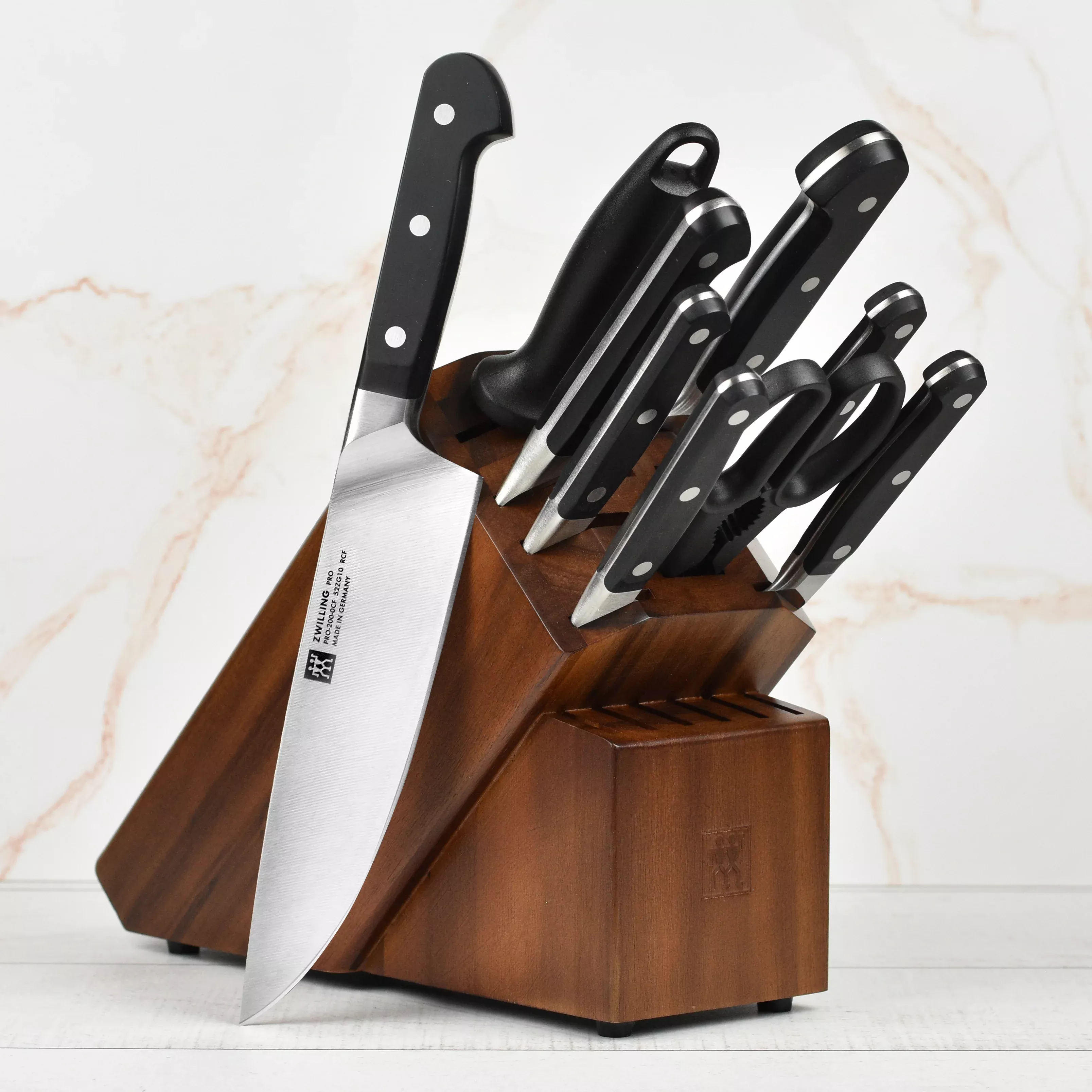 zwilling-pro-knife-block-set-10-piece-acacia Zwilling Pro Knife Block Set - 10 Piece Acacia