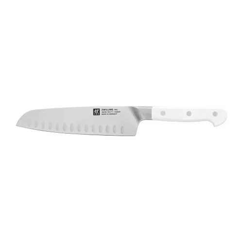 zwilling-pro-le-blanc-slim-hollow-edge-santoku-knife Zwilling Pro Le Blanc Slim Hollow Edge Santoku Knife