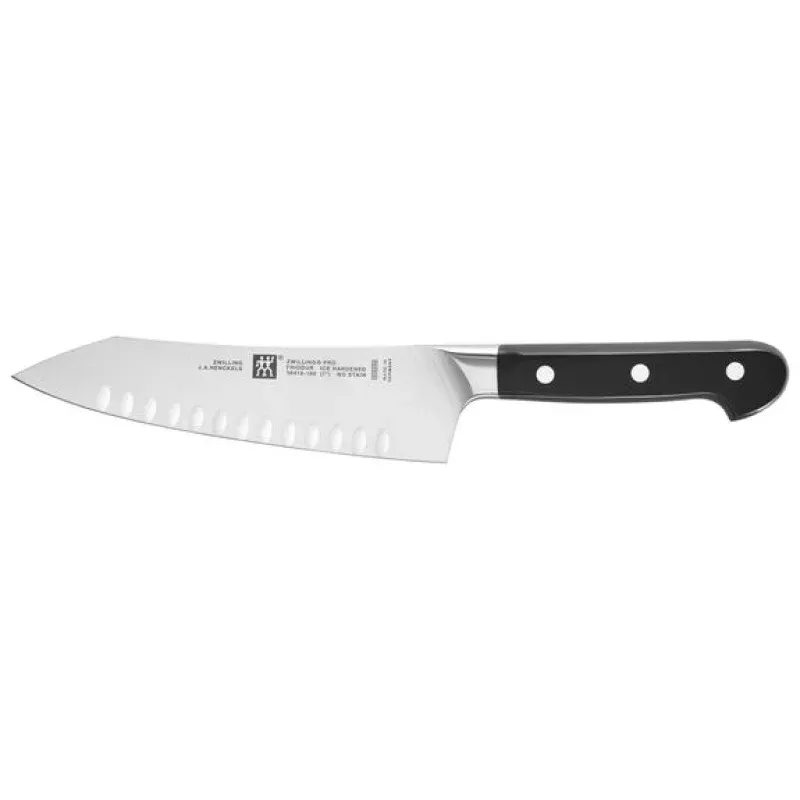 zwilling-pro-rocking-santoku-knife-7 Zwilling - Pro Rocking Santoku Knife - 7"