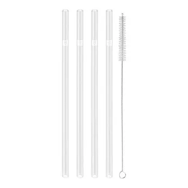 zwilling-sorrento-5-pc-straight-glass-straws-1009739 Zwilling - Sorrento 5 Pc Straight Glass Straws - 1009739