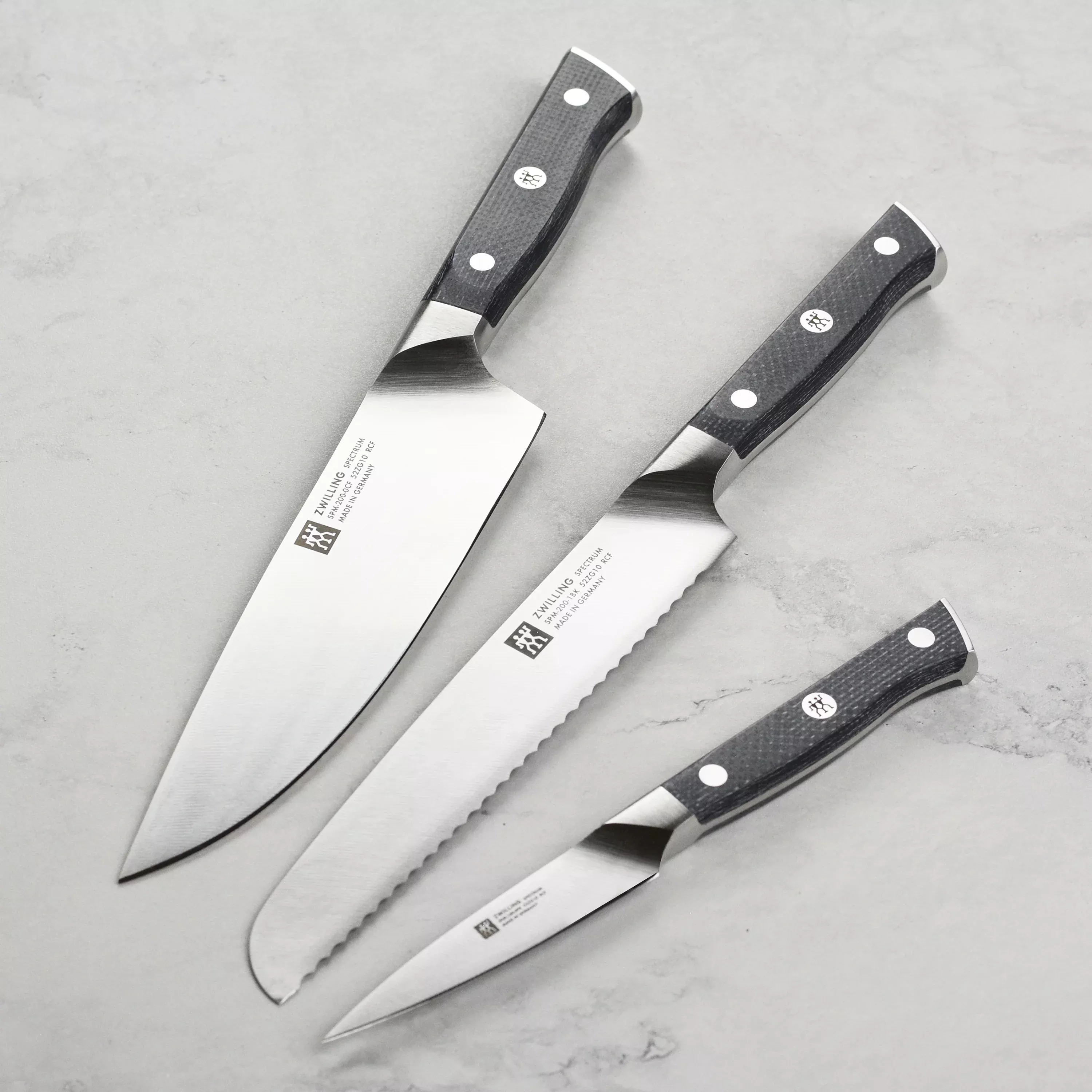 zwilling-spectrum-3-piece-knife-set Zwilling Spectrum 3 Piece Knife Set