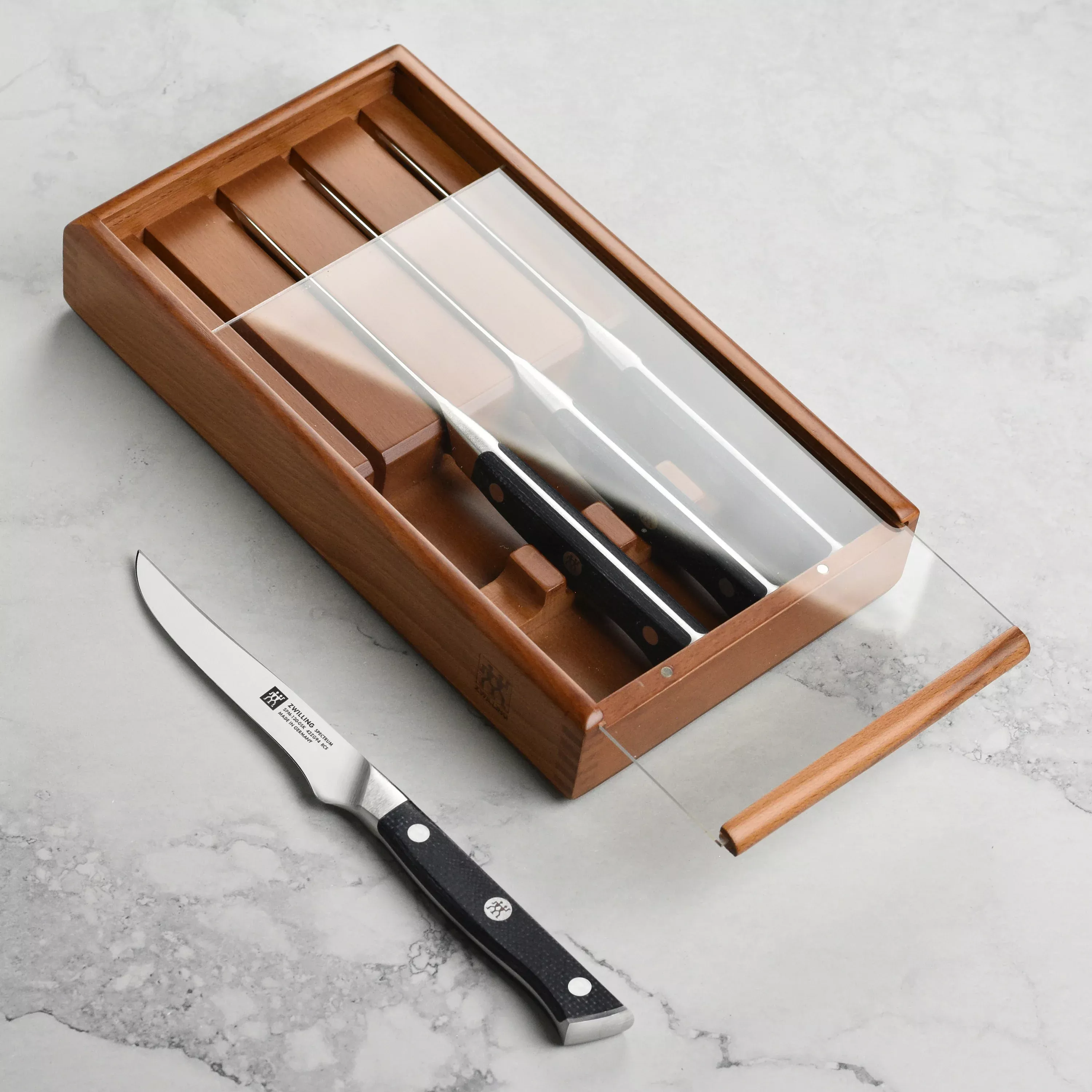 zwilling-spectrum-4-piece-steak-knife-set-with-wooden-case Zwilling Spectrum 4 Piece Steak Knife Set with Wooden Case
