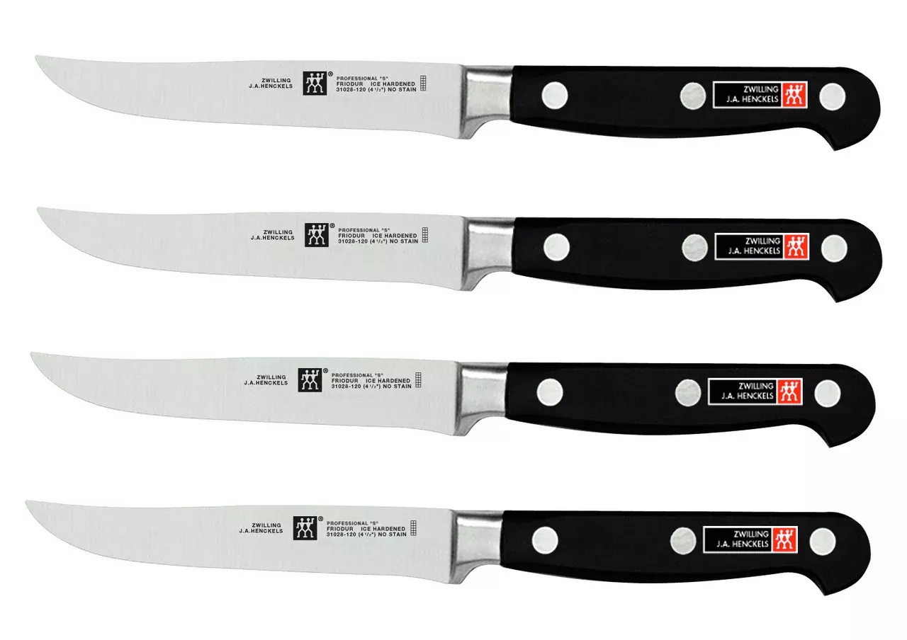 zwilling-twin-s-4-piece-steak-knife-set-39188-000 ZWILLING Twin S 4 Piece Steak Knife Set 39188-000