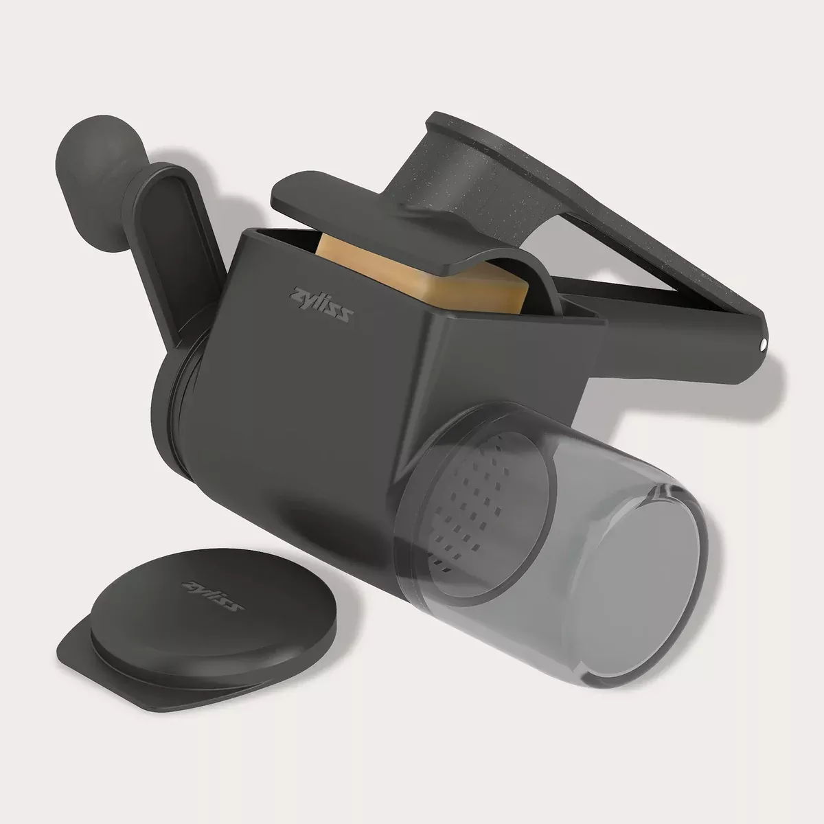 zyliss-professional-rotary-cheese-grater-set Zyliss Professional Rotary Cheese Grater Set